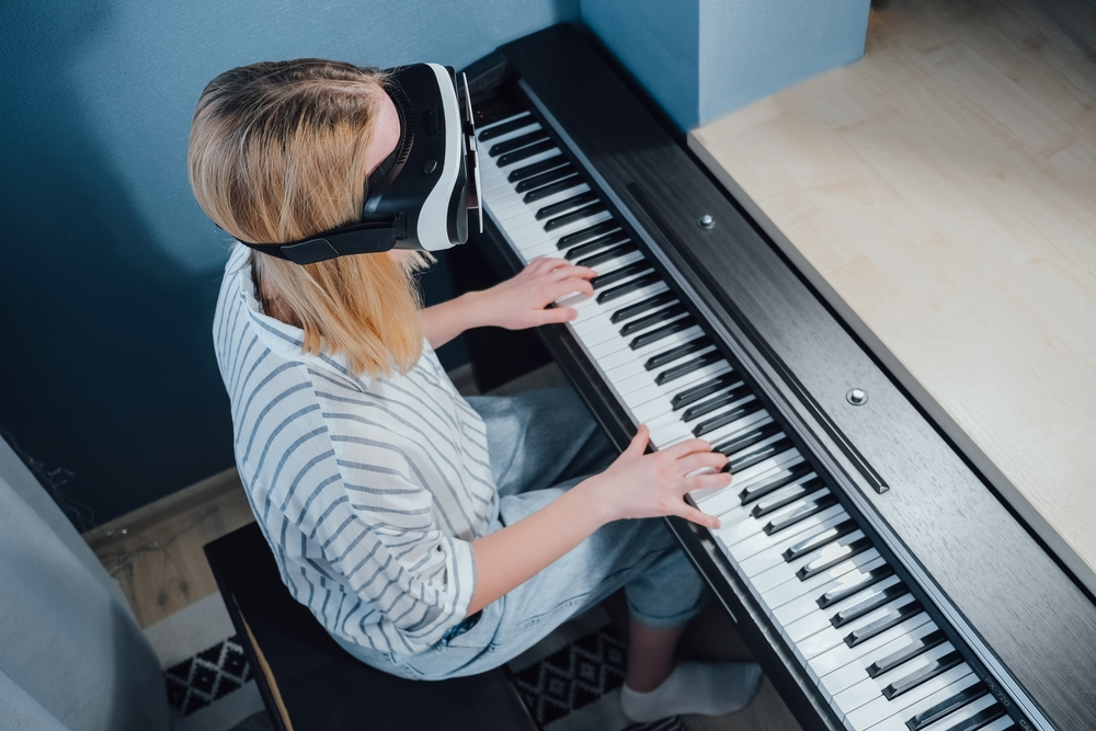 virtual reality piano